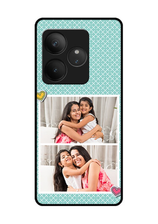 Realme GT 6 Custom Glass Phone Case2 Image Holder With Pattern Design