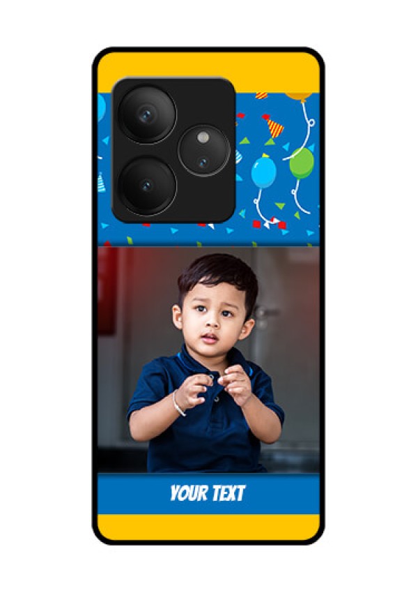 Realme GT 6 Custom Glass Phone CaseBirthday Wishes Design
