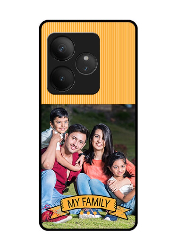 Realme GT 6 Custom Glass Phone CaseMy Family Design