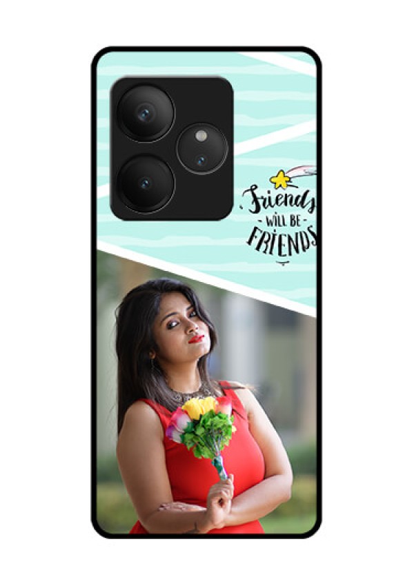 Realme GT 6 Custom Glass Phone CaseFriends Picture Icon Design
