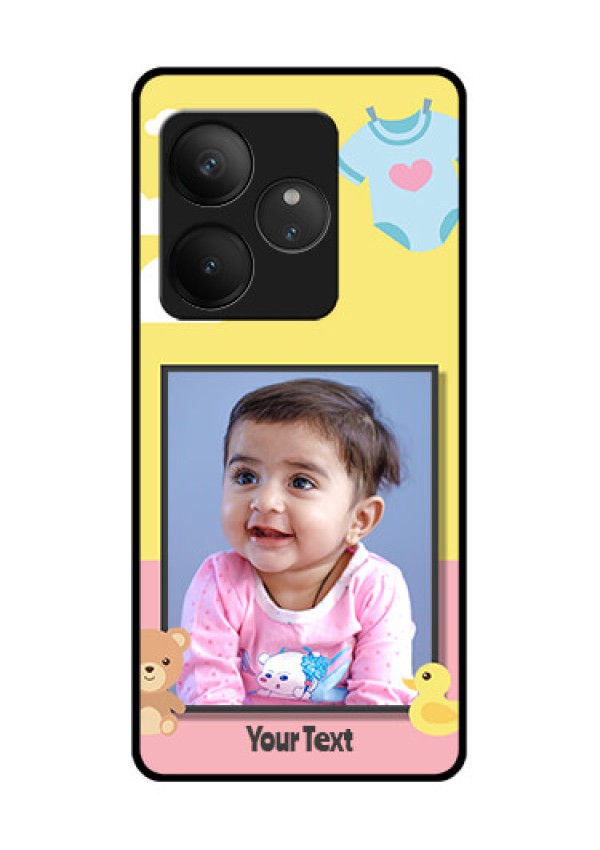 Realme GT 6 Custom Glass Phone CaseKids 2 Color Design