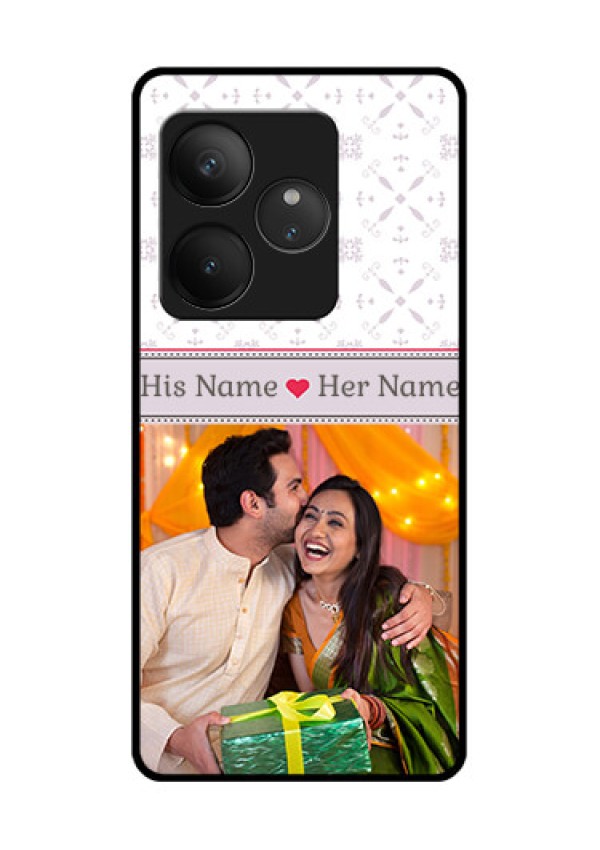 Realme GT 6 Custom Glass Phone CaseWith Photo And Ethnic Design