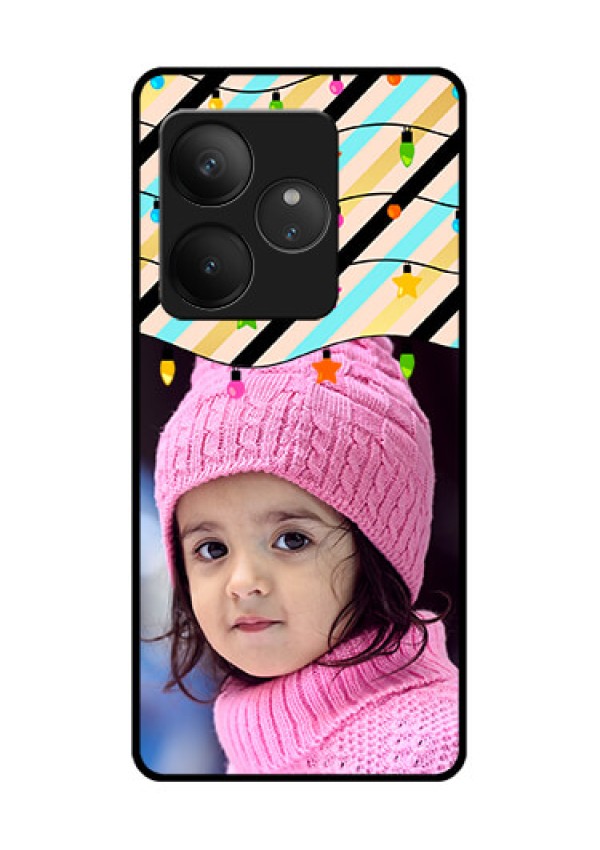 Realme GT 6 Custom Glass Phone CaseLights Hanging Design