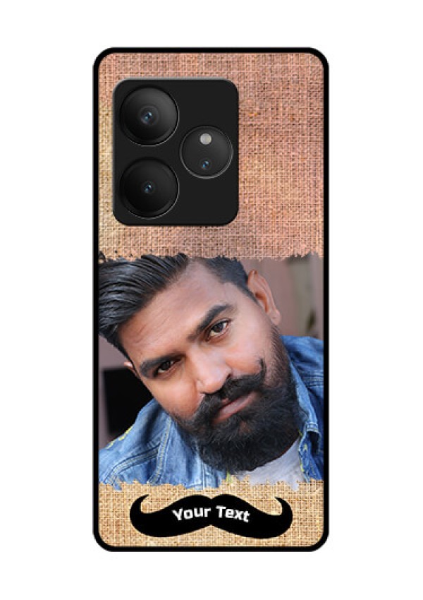 Realme GT 6 Custom Glass Phone CaseWith Texture Design