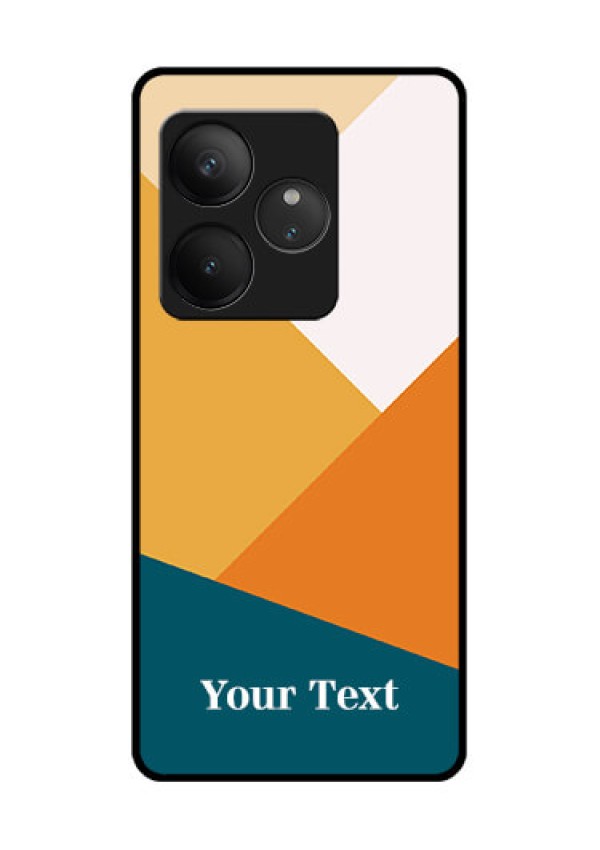 Realme GT 6 Custom Glass Phone CaseStacked Multi - Colour Design