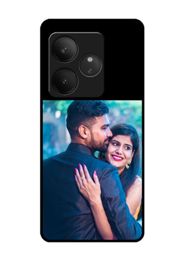 Realme Gt 6 Custom Glass Phone Case - Upload Full Picture With Custom Color Design