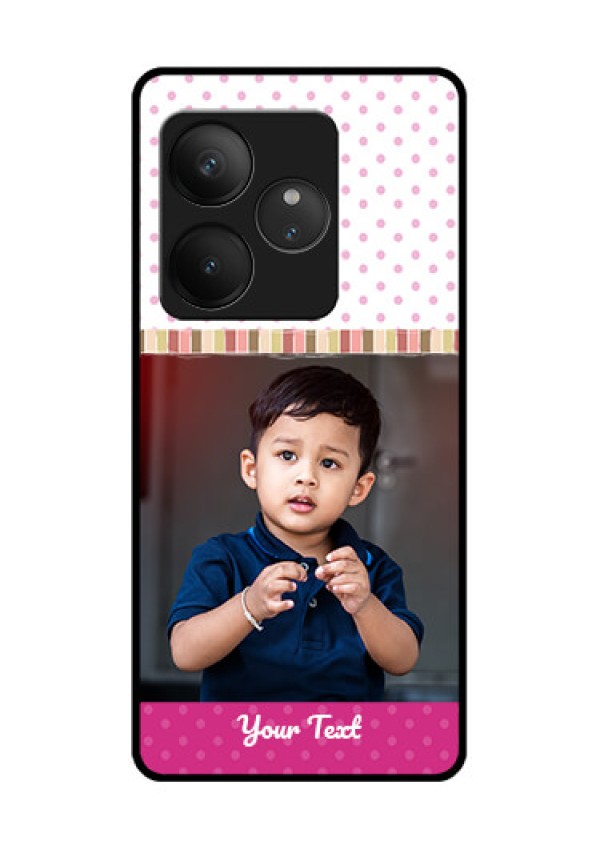 Realme GT 6T 5G Custom Glass Phone CaseCute Girls Cover Design