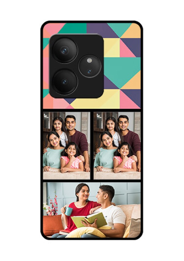 Realme GT 6T 5G Custom Glass Phone CaseBulk Pic Upload Design