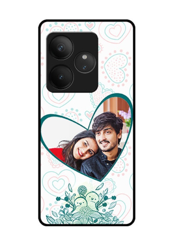 Realme GT 6T 5G Custom Glass Phone CasePremium Couple Design