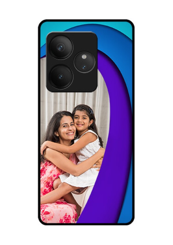 Realme GT 6T 5G Custom Glass Phone CaseSimple Pattern Design