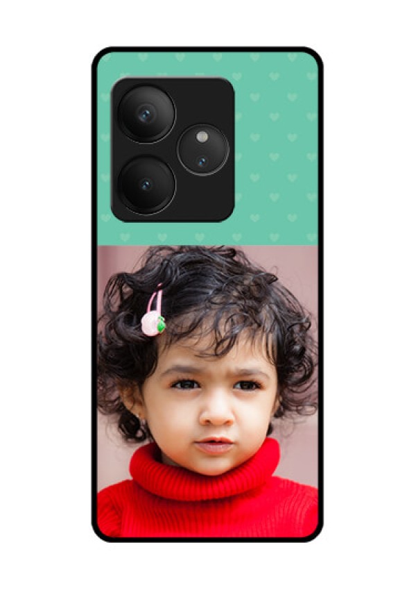 Realme GT 6T 5G Custom Glass Phone CaseLovers Picture Design