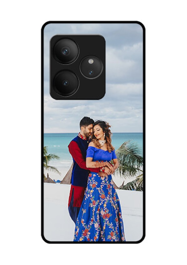 Realme GT 6T 5G Custom Glass Phone CaseUpload Full Picture Design