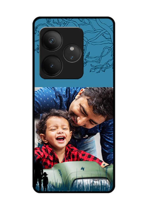 Realme GT 6T 5G Custom Glass Phone CaseBest Dad Design