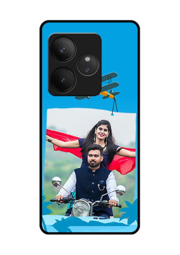 Realme GT 6T 5G Custom Glass Phone CaseTraveller Design