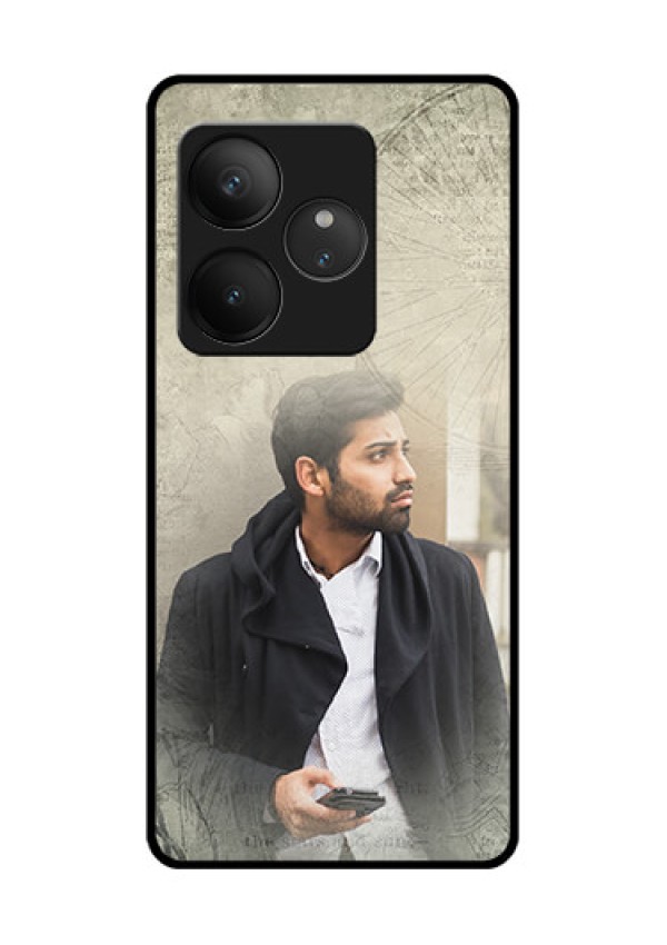 Realme GT 6T 5G Custom Glass Phone CaseWith Vintage Design