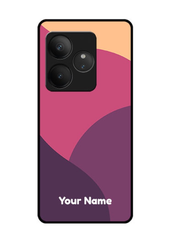Realme GT 6T 5G Custom Glass Phone CaseMixed Multi - Colour Abstract Art Design