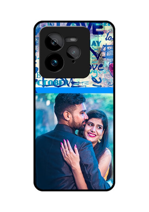 Realme GT 7 Pro Custom Glass Phone Case - Colorful Love Design