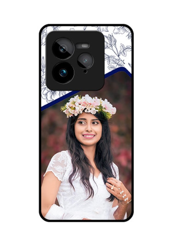 Realme GT 7 Pro Custom Glass Phone Case - Classy Floral Design