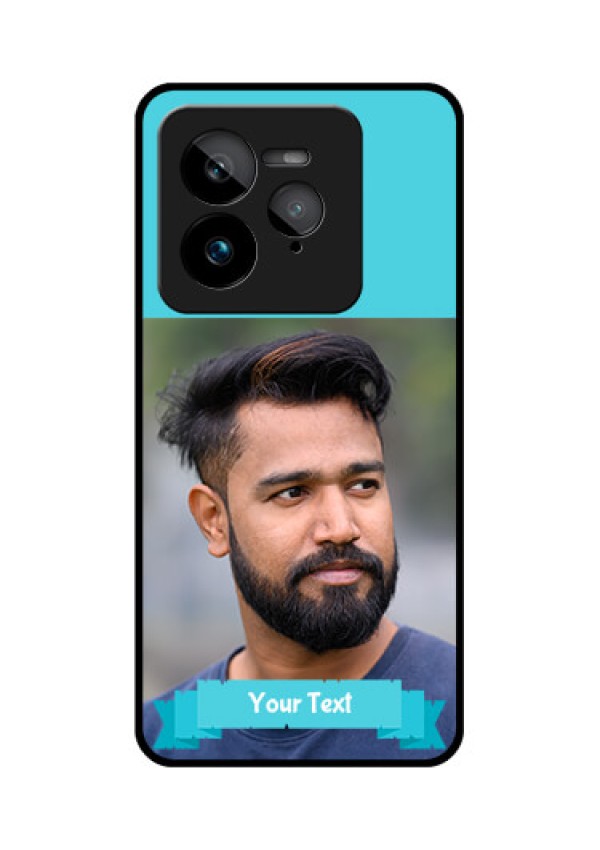 Realme GT 7 Pro Custom Glass Phone Case - Blue Color Design