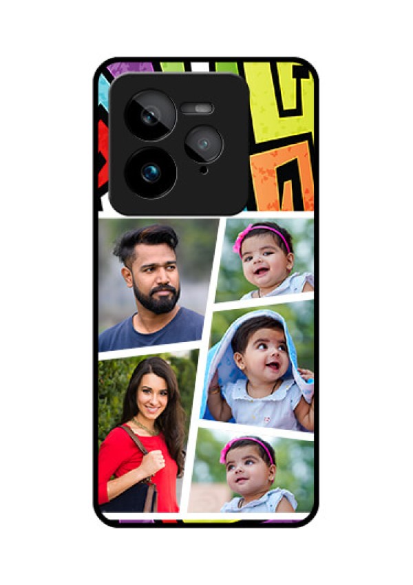Realme GT 7 Pro Custom Glass Phone Case - Graffiti Pattern Design