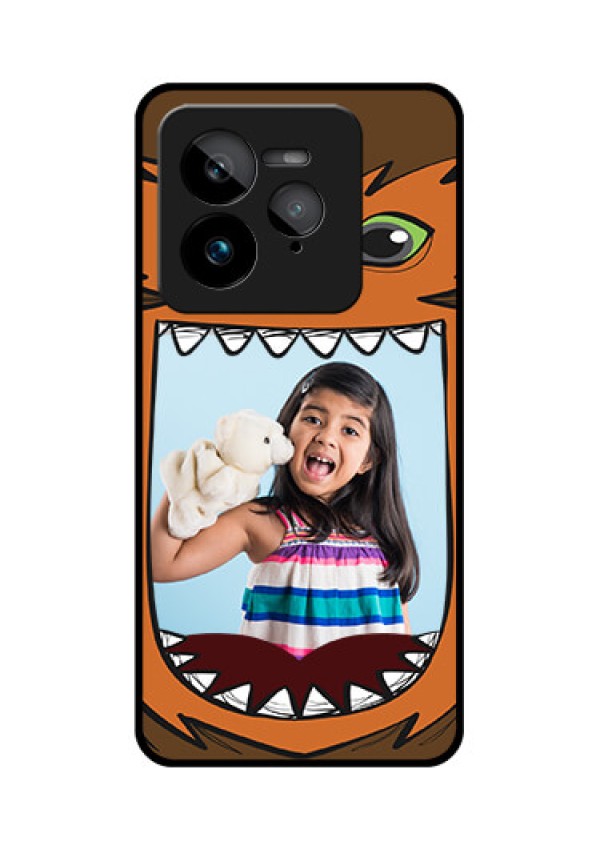 Realme GT 7 Pro Custom Glass Phone Case - Owl Monster Back Case Design