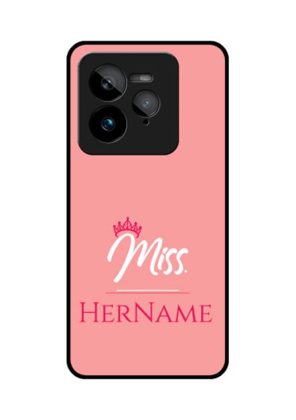 Realme GT 7 Pro Custom Glass Phone Case - Mrs With Name Design