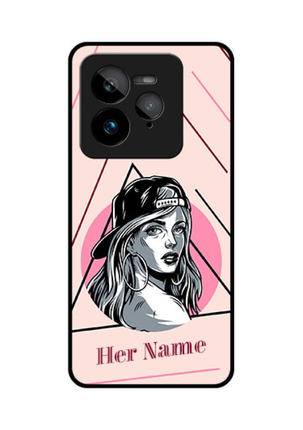 Realme GT 7 Pro Custom Glass Phone Case - Rockstar Girl Design