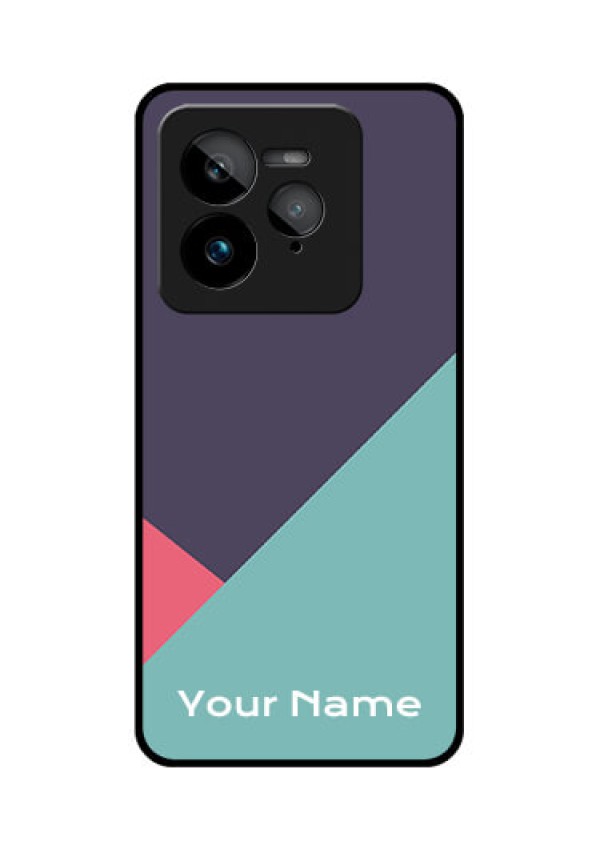 Realme GT 7 Pro Custom Glass Phone Case - Tri Color Abstract Design