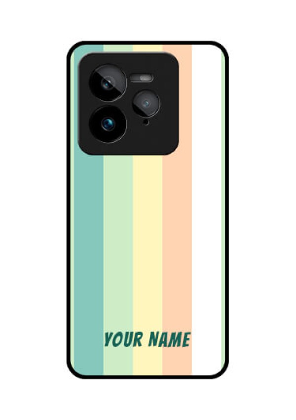 Realme GT 7 Pro Custom Glass Phone Case - Multi - Colour Stripes Design