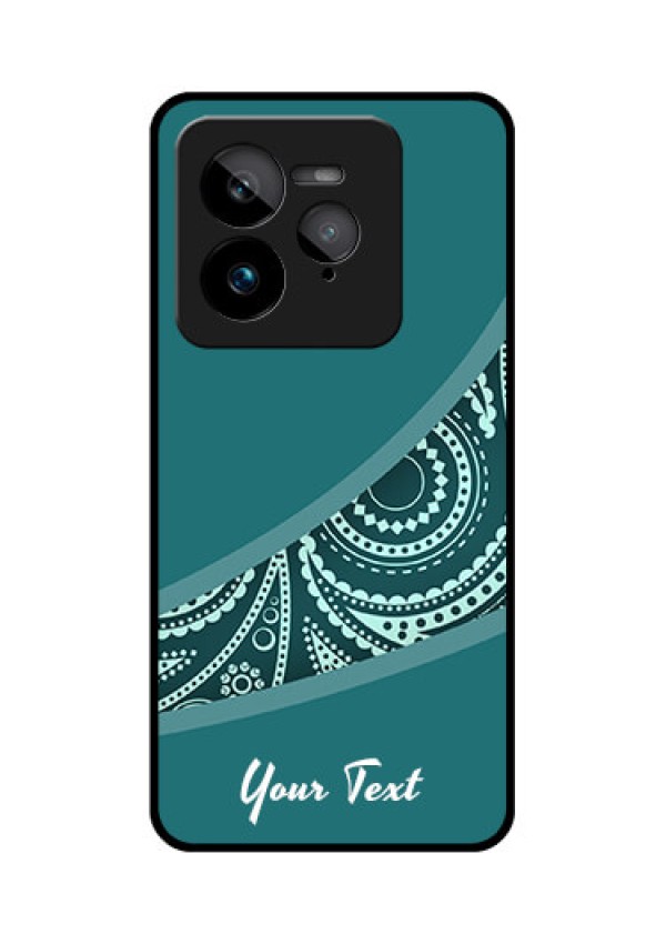 Realme GT 7 Pro Custom Glass Phone Case - Semi Visible Floral Design
