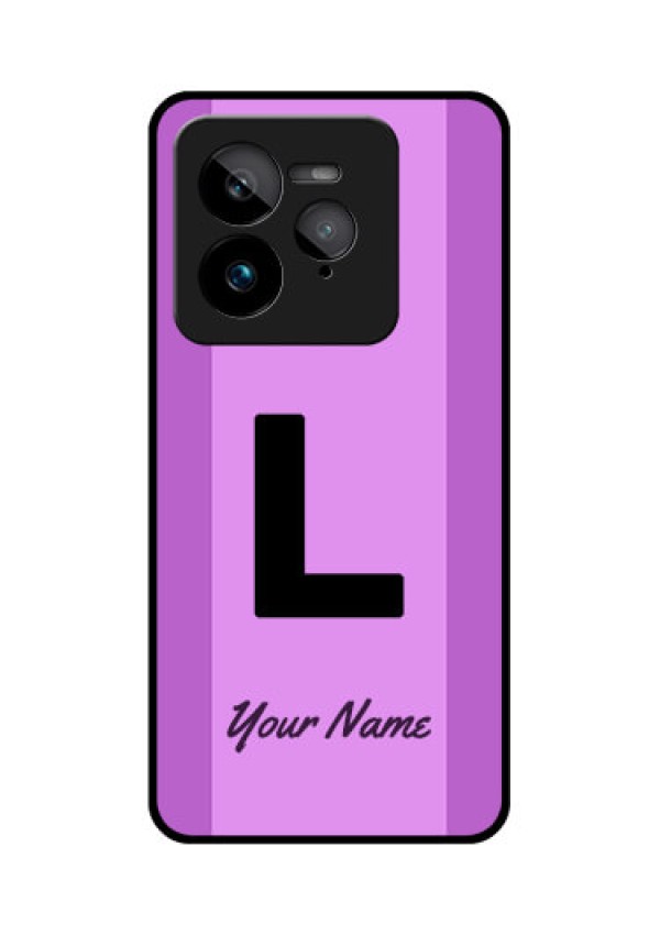 Realme GT 7 Pro Custom Glass Phone Case - Tricolor Custom Text Design