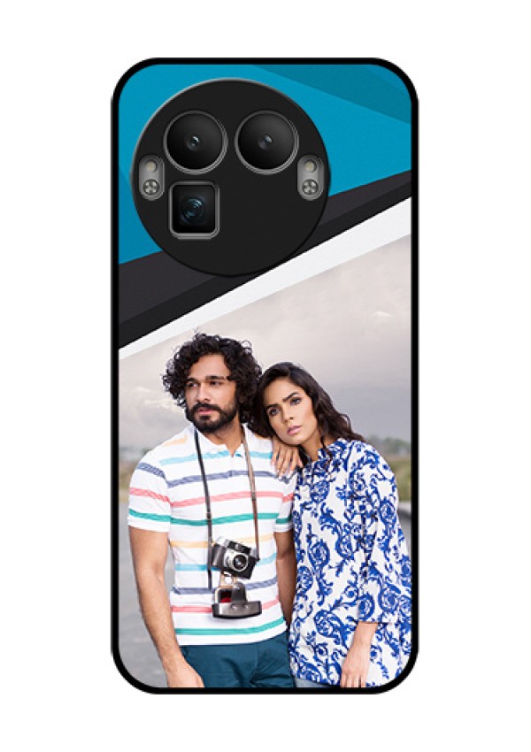 Realme GT 8 Pro Custom Glass Phone Case - Simple Pattern Photo Upload Design