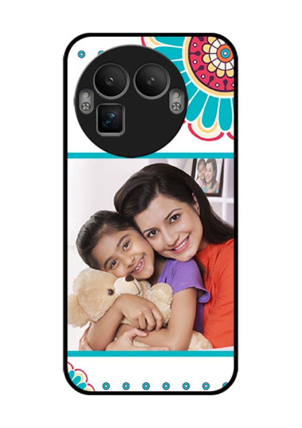 Realme GT 8 Pro Custom Glass Phone Case - Flower Design