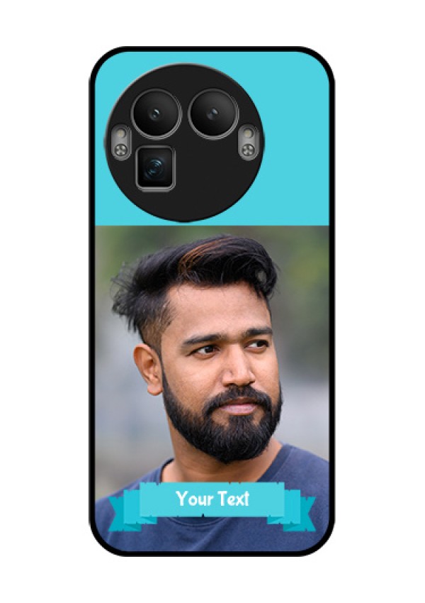 Realme GT 8 Pro Custom Glass Phone Case - Blue Color Design