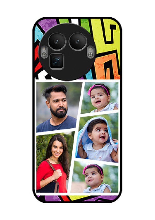 Realme GT 8 Pro Custom Glass Phone Case - Graffiti Pattern Design