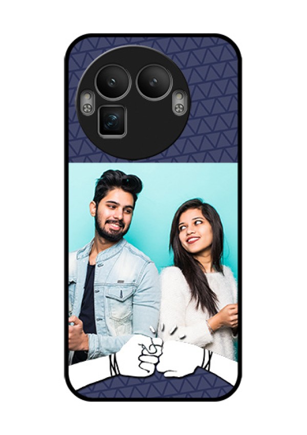 Realme GT 8 Pro Custom Glass Phone Case - With Best Friends Design