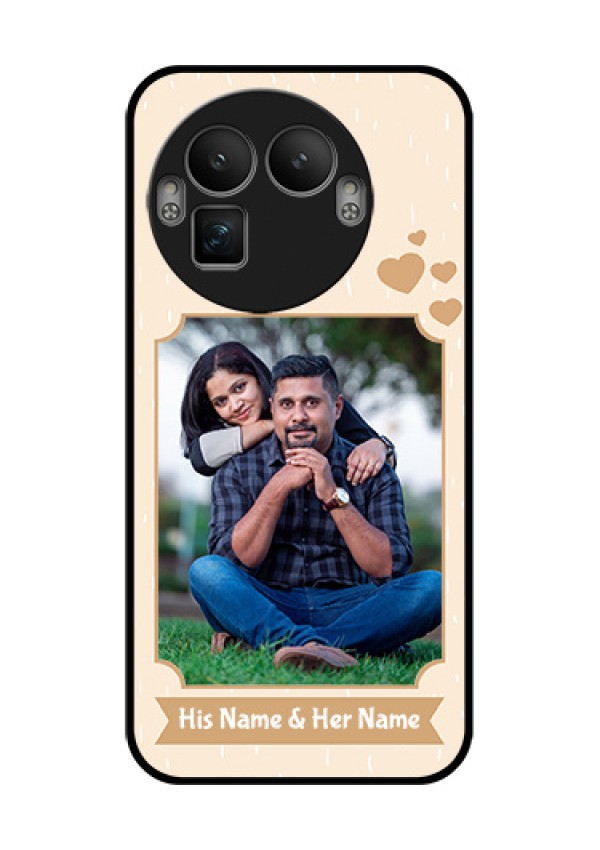 Realme GT 8 Pro Custom Glass Phone Case - With Confetti Love Design