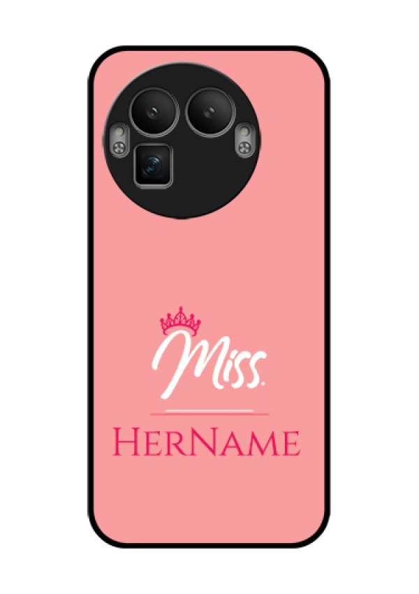 Realme GT 8 Pro Custom Glass Phone Case - Mrs With Name Design