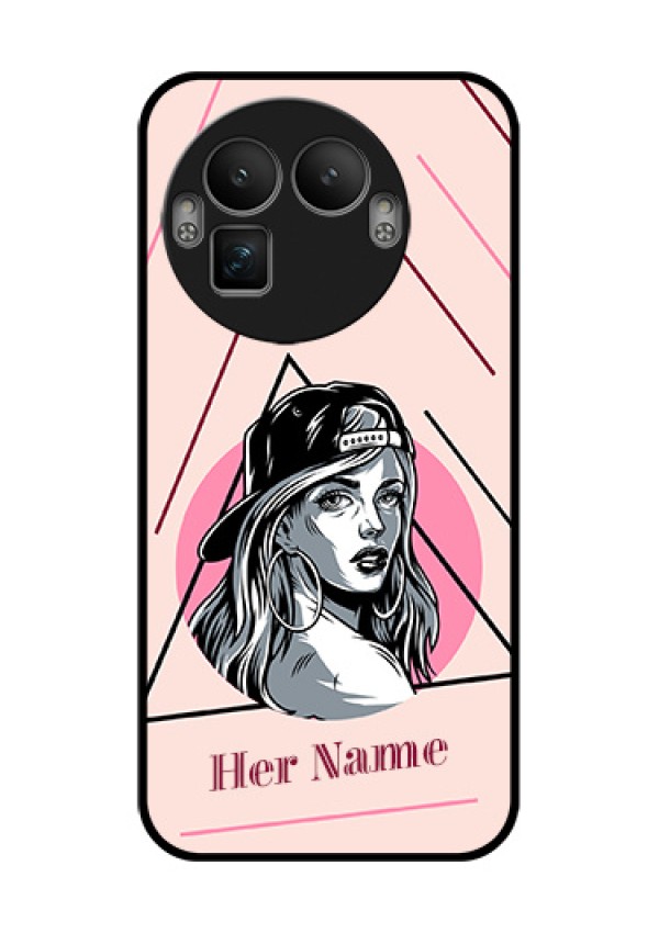 Realme GT 8 Pro Custom Glass Phone Case - Rockstar Girl Design