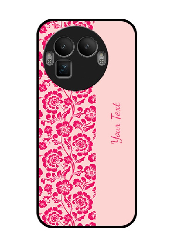 Realme GT 8 Pro Custom Glass Phone Case - Attractive Floral Pattern Design