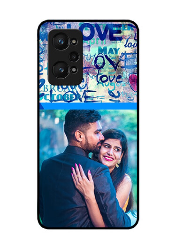 realme GT Neo 2 5G Custom Glass Mobile Case - Colorful Love Design