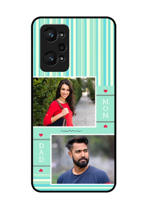 realme GT Neo 2 5G Custom Glass Phone Case - Mom & Dad Pic Design