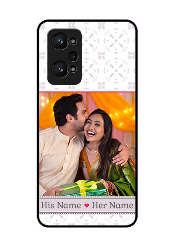 realme GT Neo 2 5G Custom Glass Mobile Case - with Photo and Ethnic Design