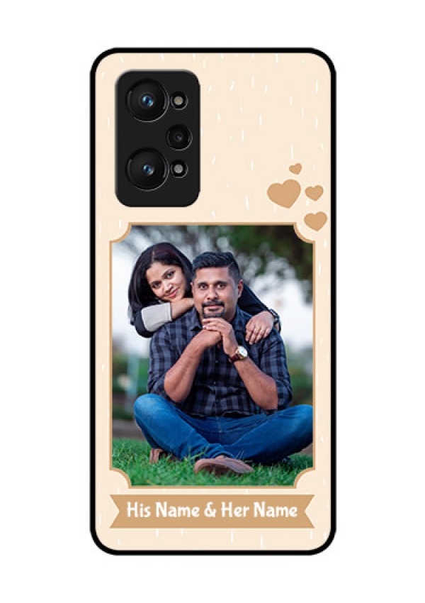 realme GT Neo 2 5G Custom Glass Phone Case - with confetti love design