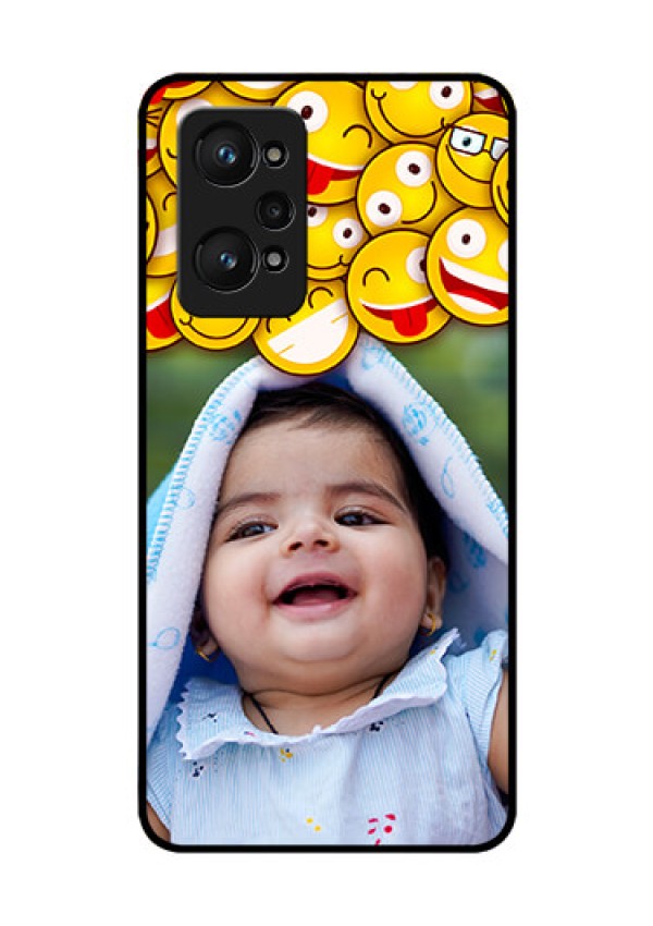 realme GT Neo 2 5G Custom Glass Mobile Case - with Smiley Emoji Design