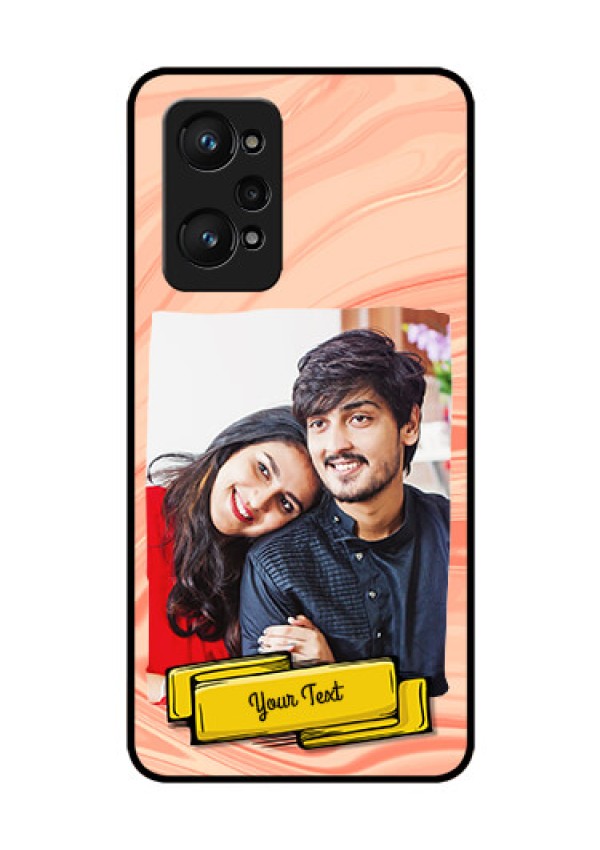 realme GT Neo 2 5G Personalized Glass Phone Case - Marble Texture Design
