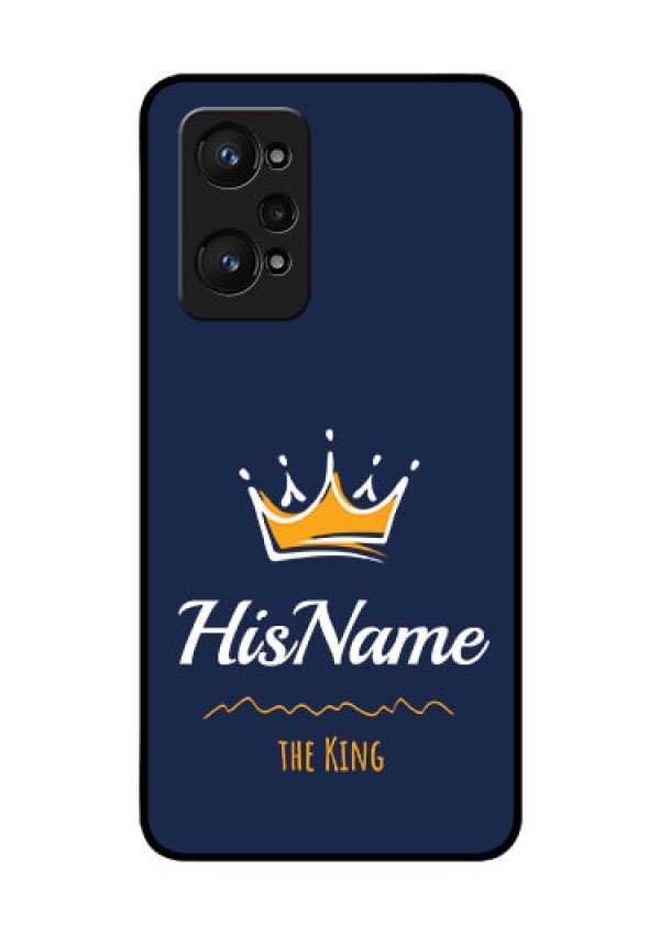 realme GT Neo 2 5G Glass Phone Case King with Name