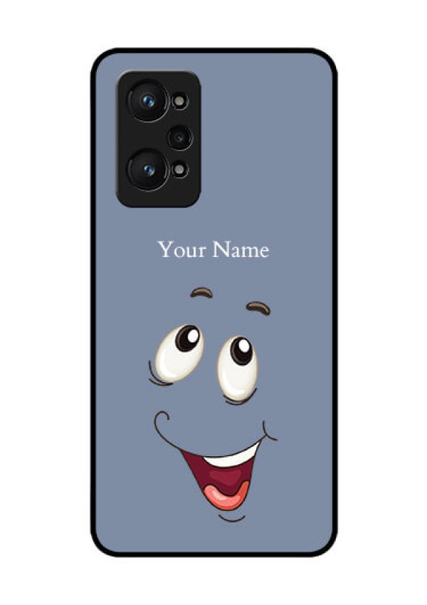 Realme Gt Neo 2 5G Photo Printing on Glass Case - Laughing Cartoon Face Design