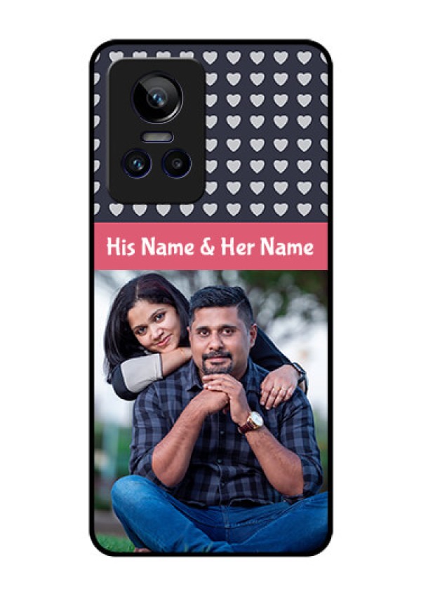 Realme GT Neo 3 150W Custom Glass Mobile Case - Love Symbols Design