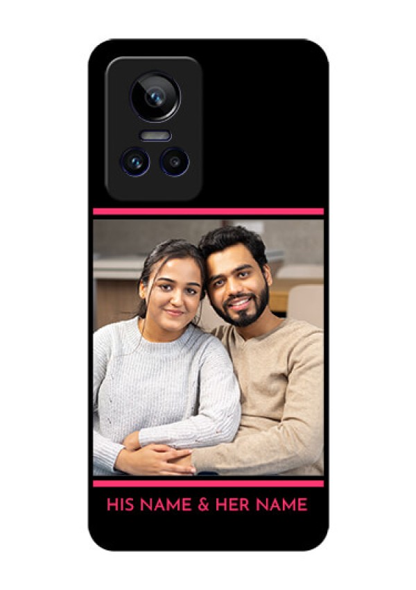 Realme GT Neo 3 150W Custom Glass Mobile Case - with Add Text Design